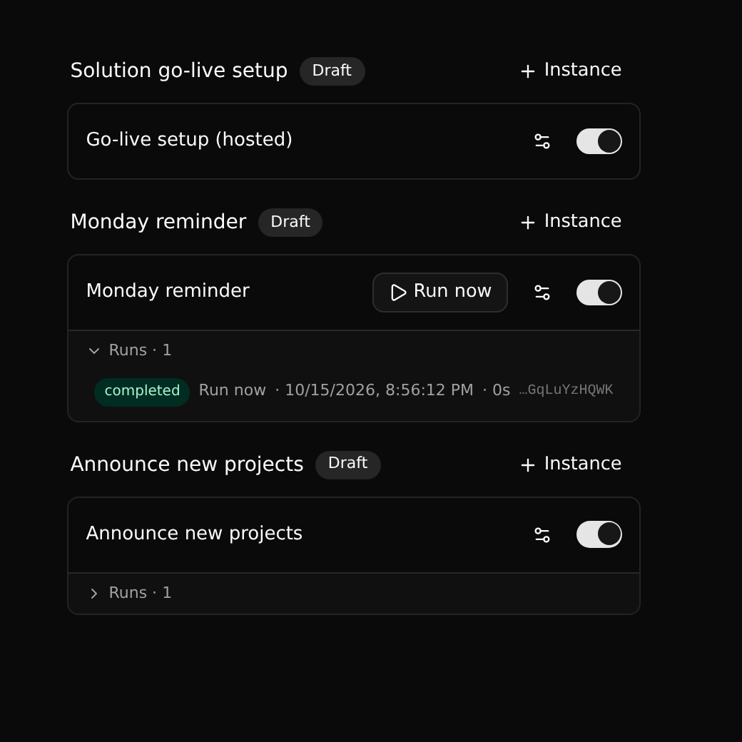 Automations