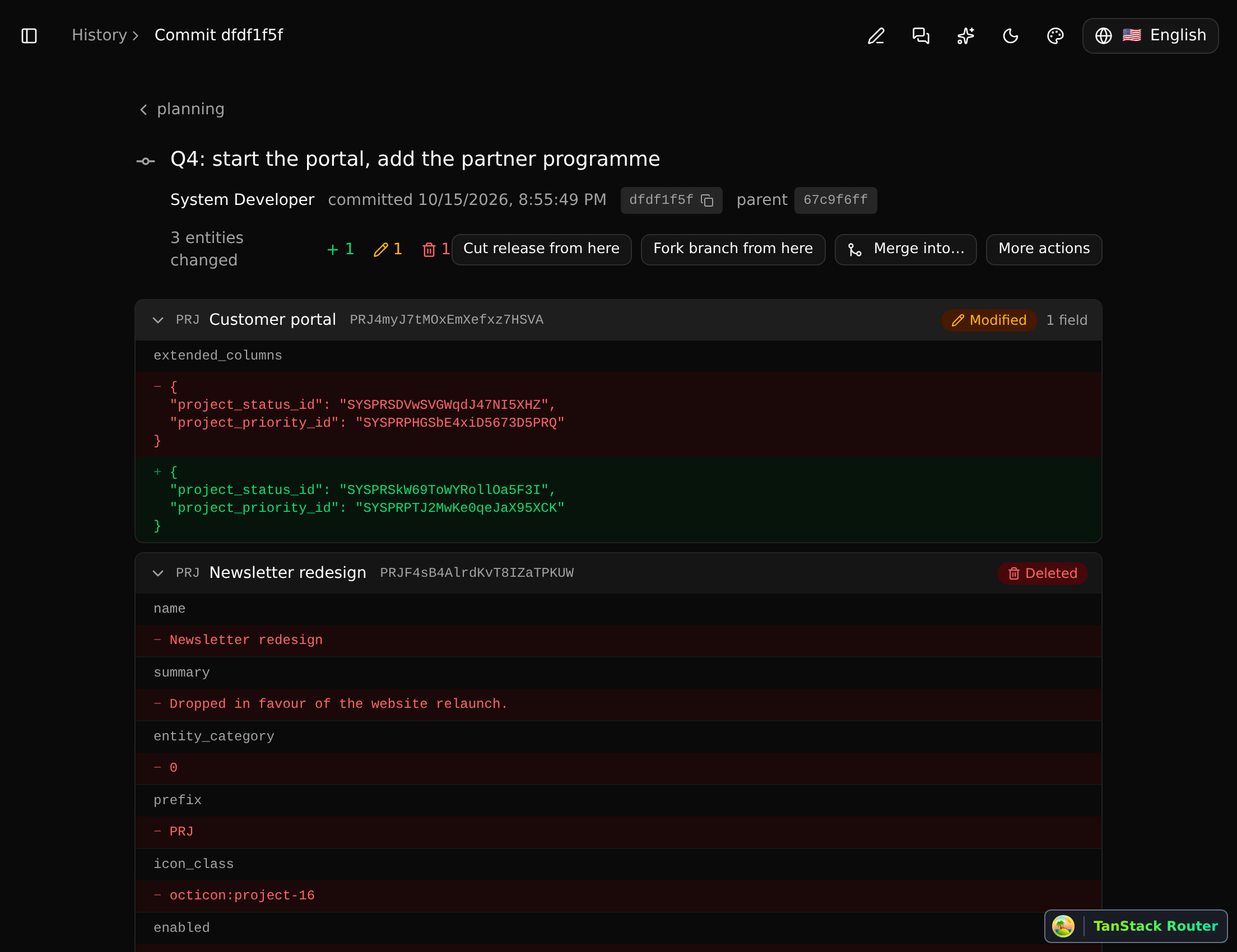 A commit